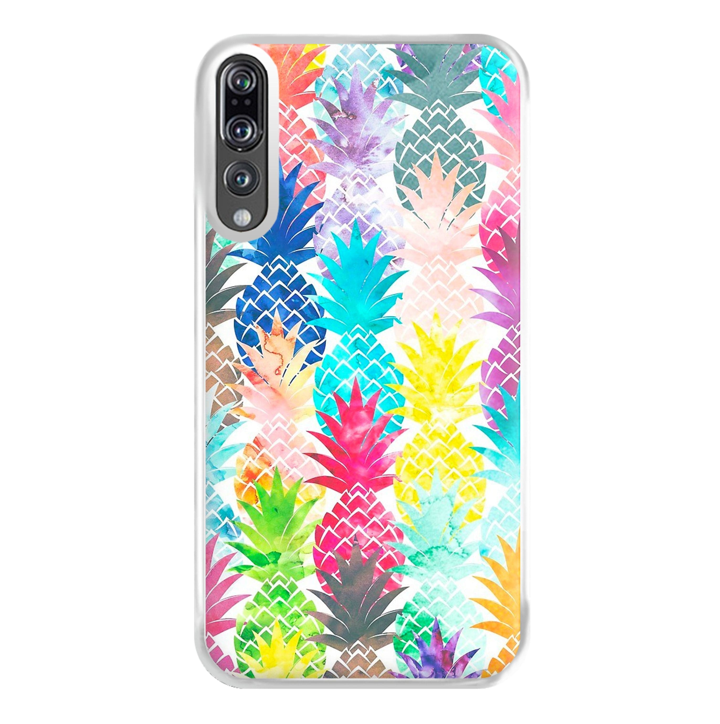 Watercolour Pineapple Pattern Phone Case