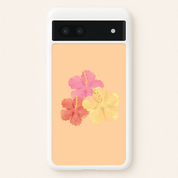 Hibiscus Sunset Google Pixel 6a Case
