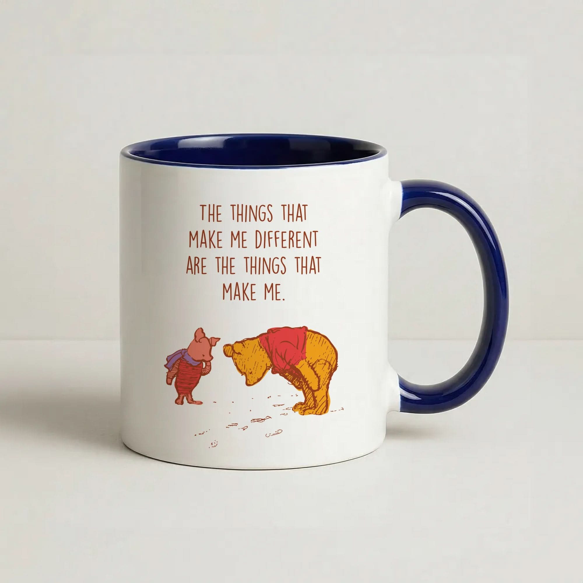 The Things That Make Me Different  Navy Mug