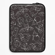 Halloween Plushies Pattern II - Halloween Laptop Sleeve 1
