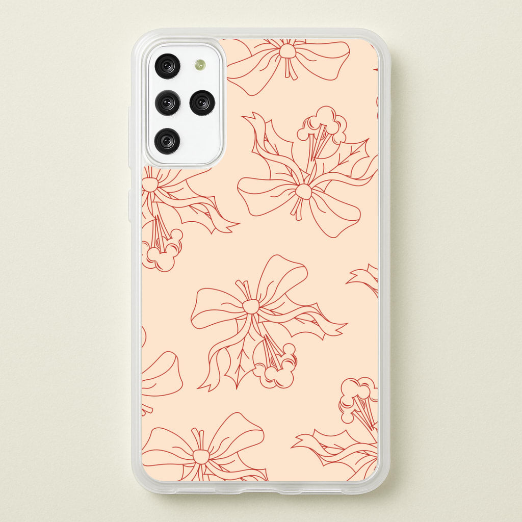 Cartoon Mouse Holly Pattern Galaxy S20 Plus Case