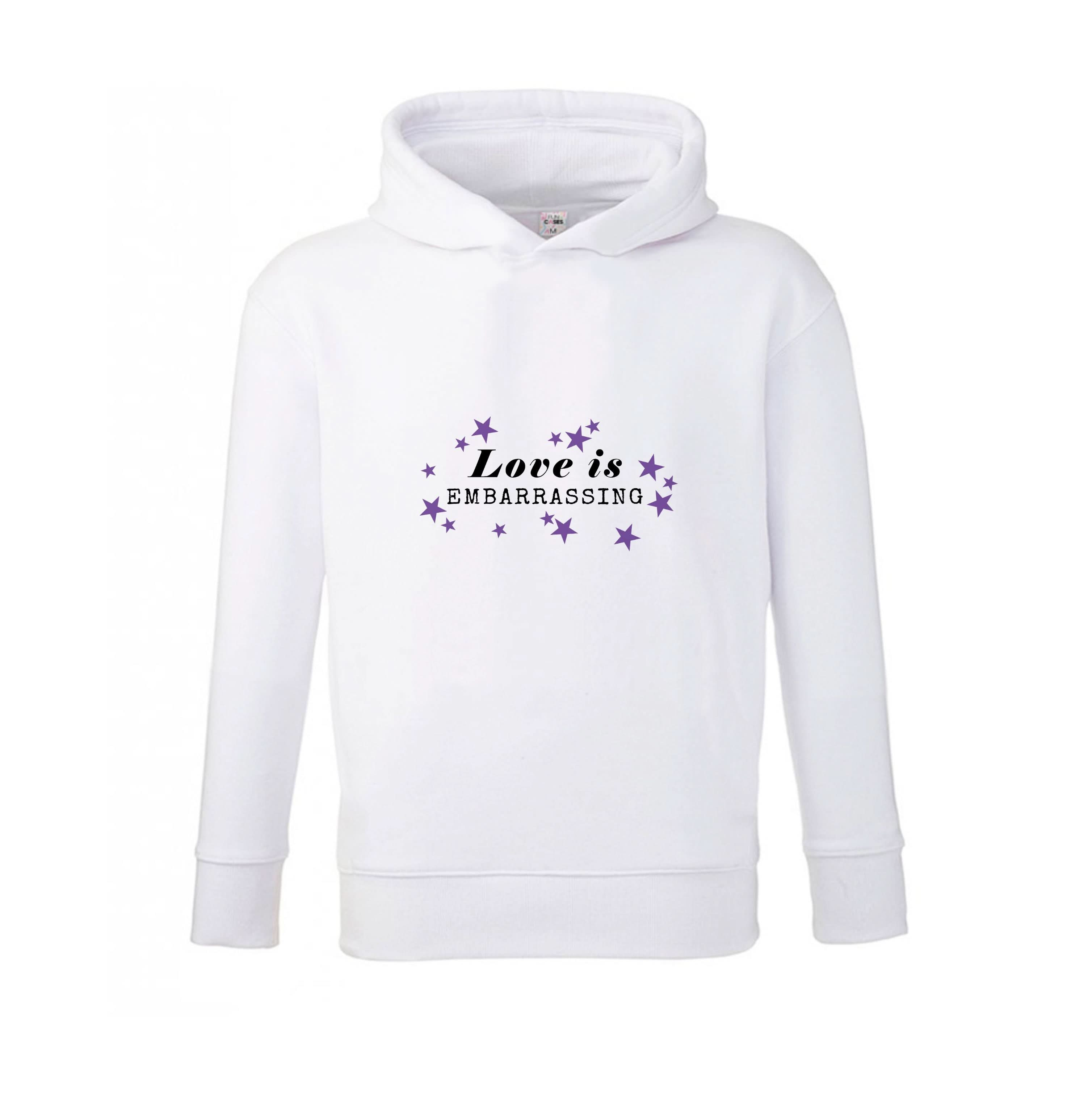 Love Is Embarrassing Note Kids Hoodie