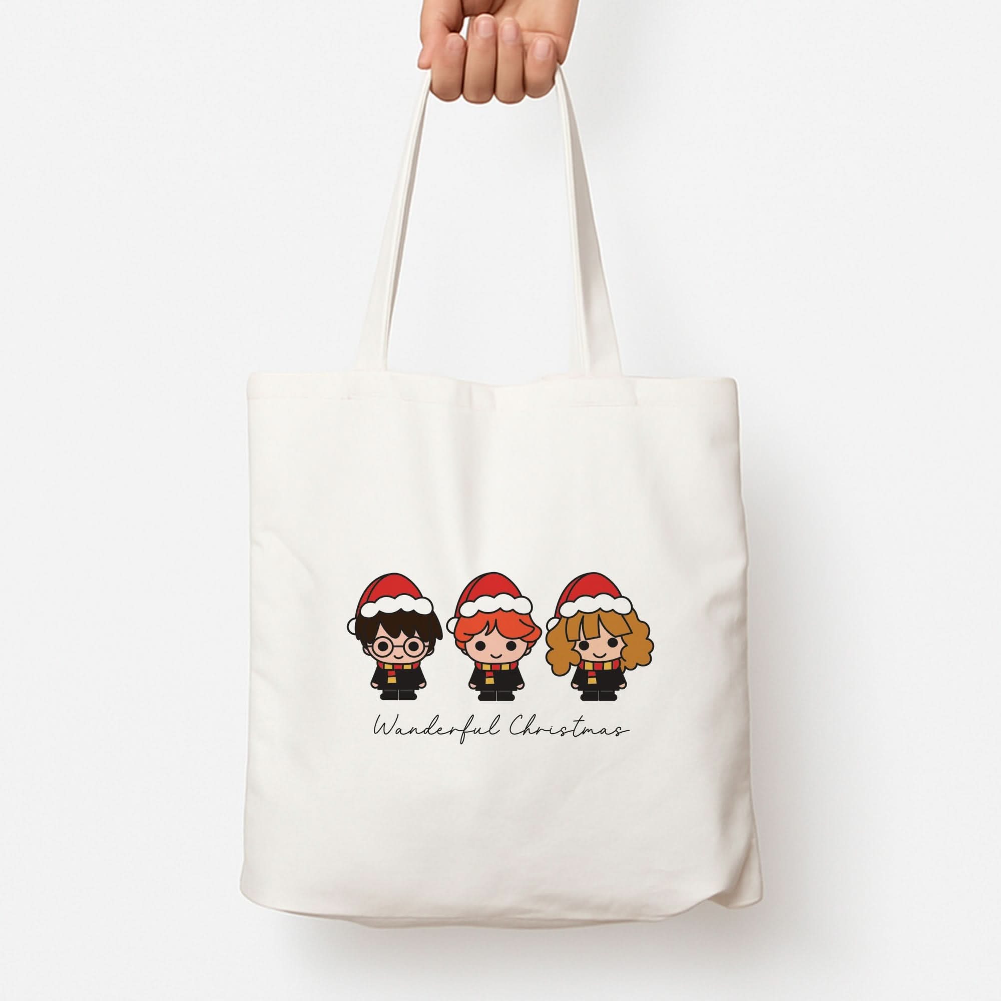 Wizards With Christmas Hats Tote Bag