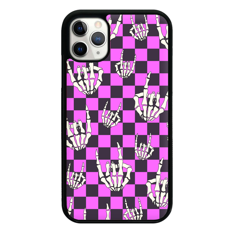 Rock On Skeleton Phone Case