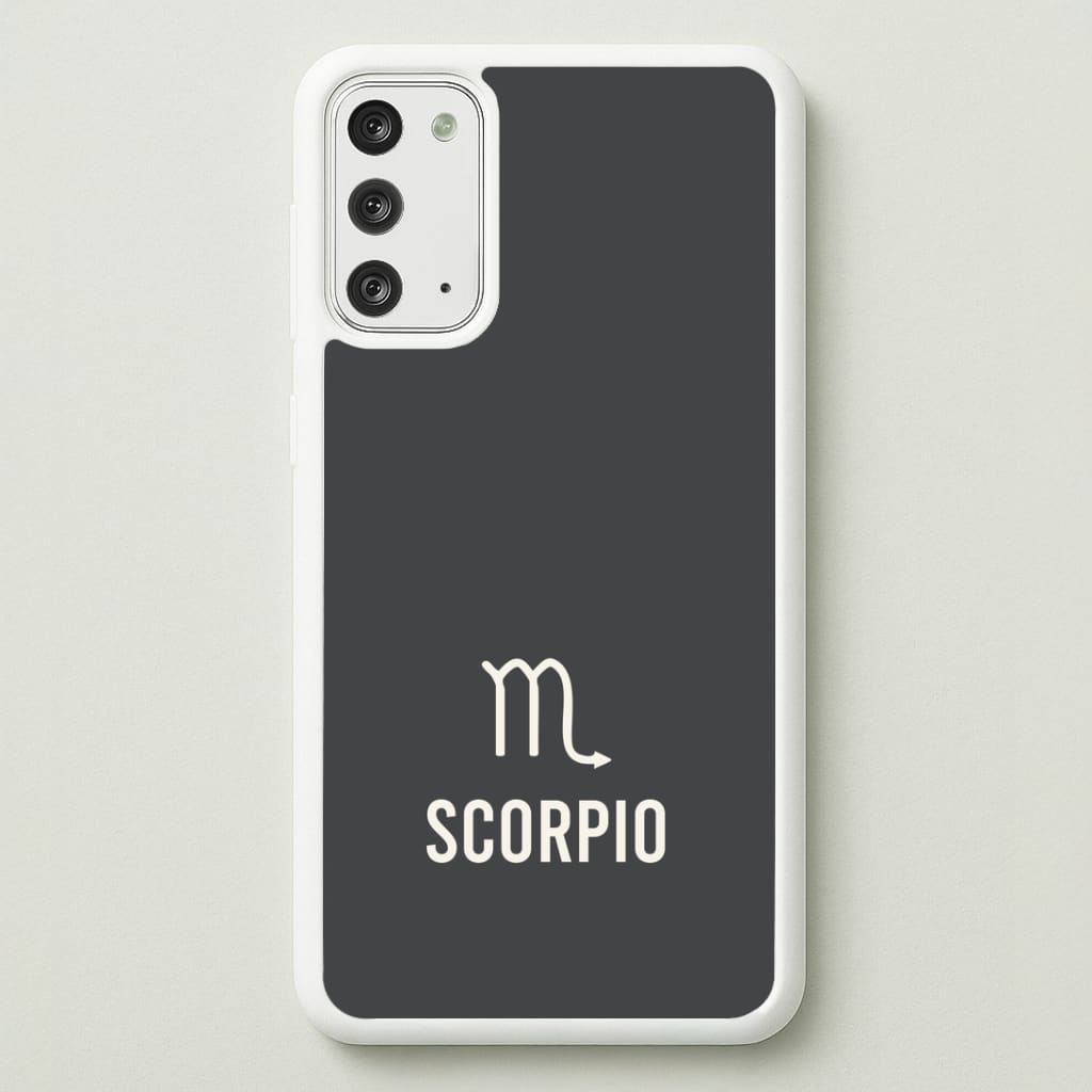 Scorpio Pastel Zodiac Galaxy Note 20 Case