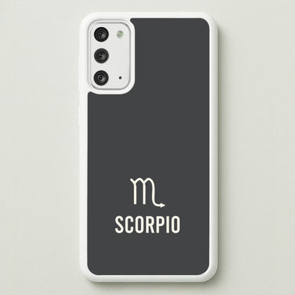 Scorpio Pastel Zodiac Galaxy Note 20 Case