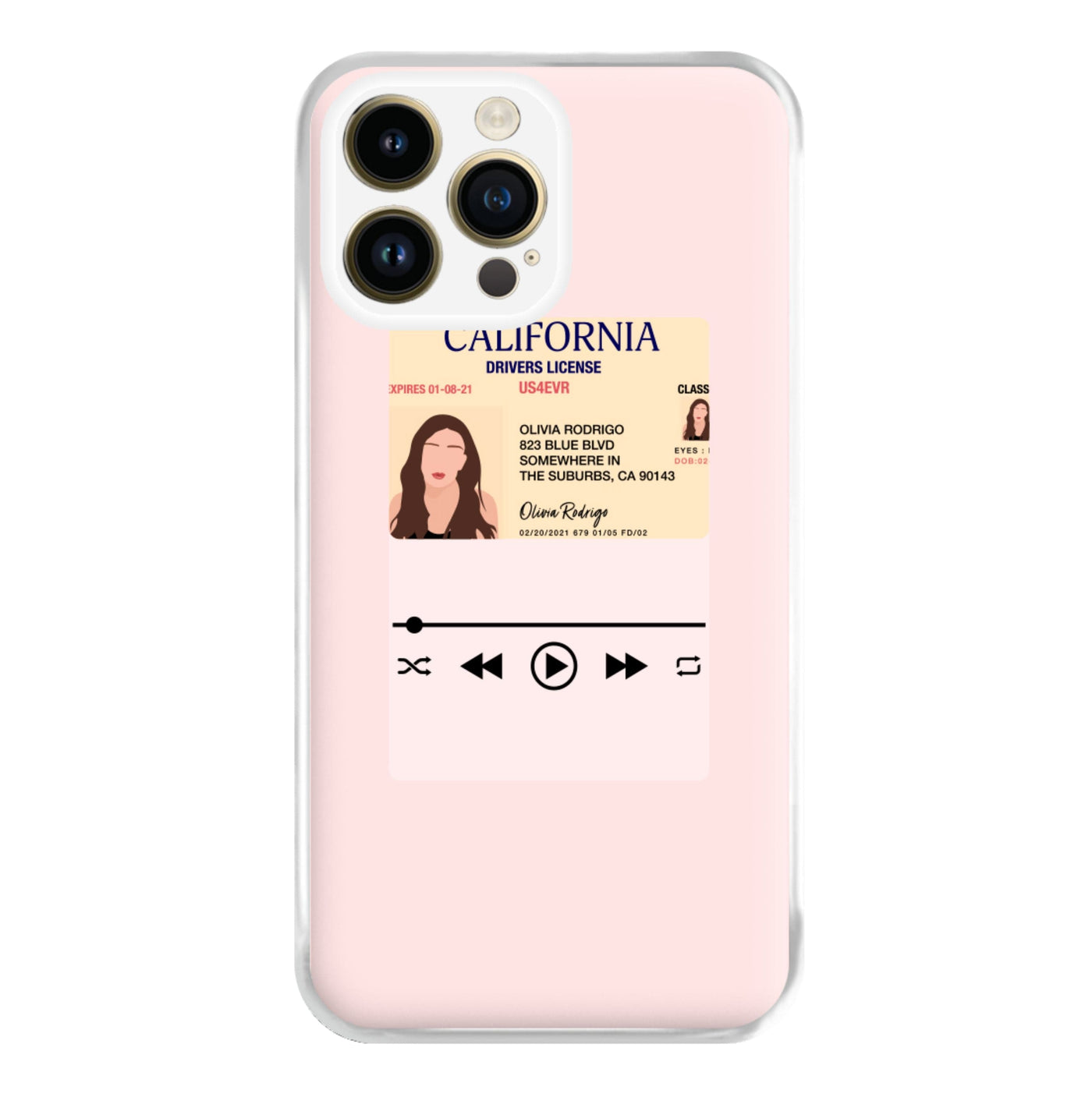 Drivers License - Olivia TikTok Phone Case