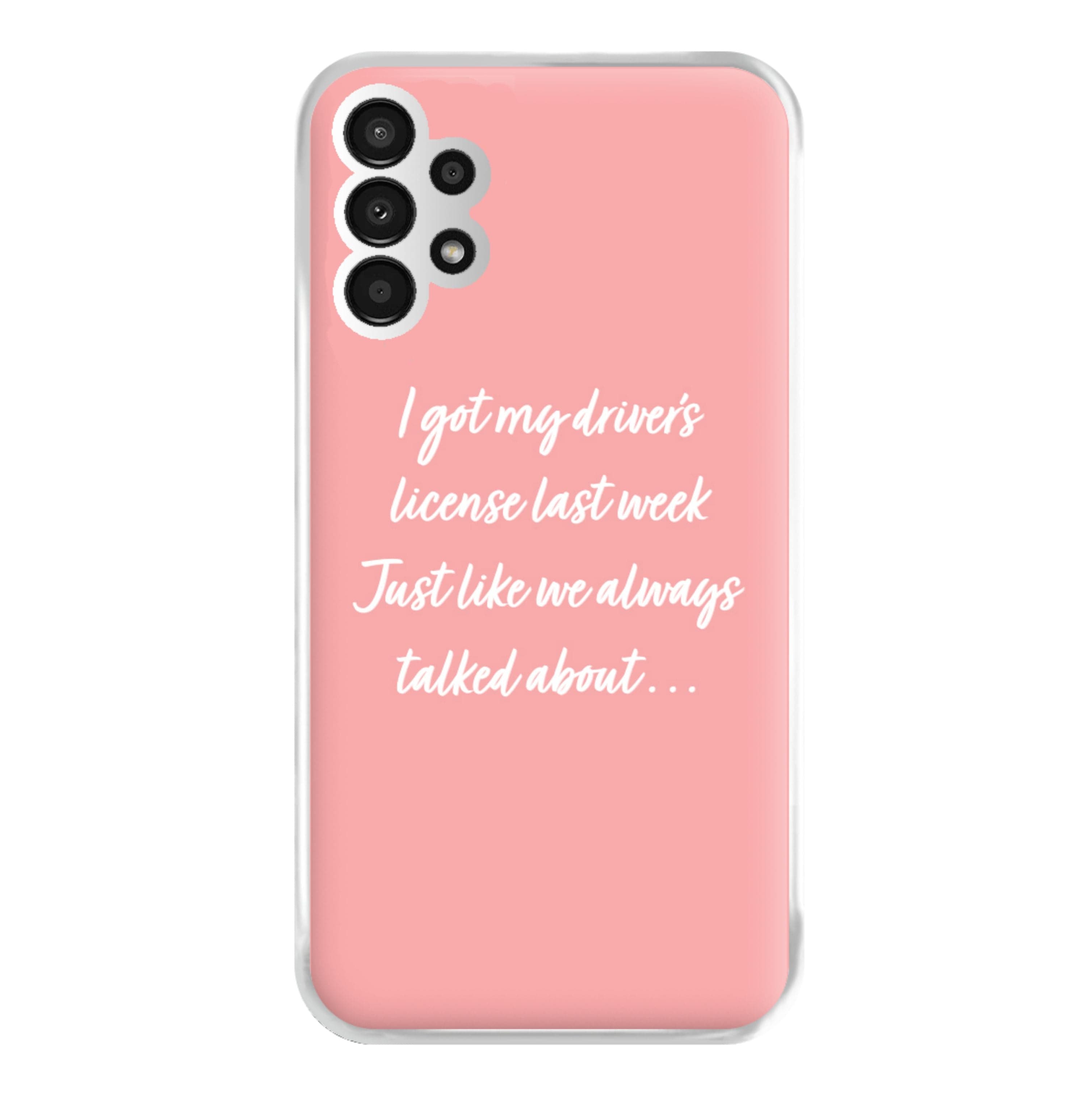 Drivers License Lyrics - Olivia TikTok Phone Case