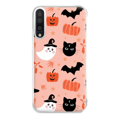 Pretty Pink Halloween Pattern Phone Case