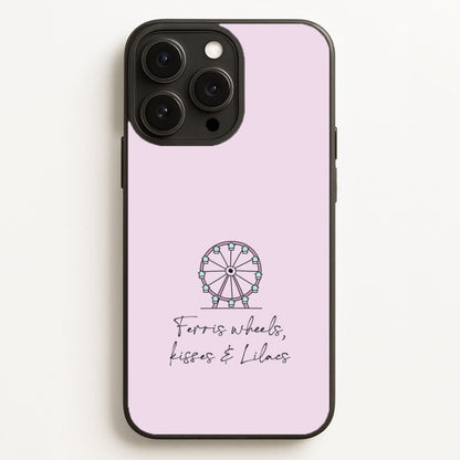 Ferris Wheels, Kisses & Lilacs Phone Case for Apple iPhone, Samsung Galaxy, Huawei and Google Pixel