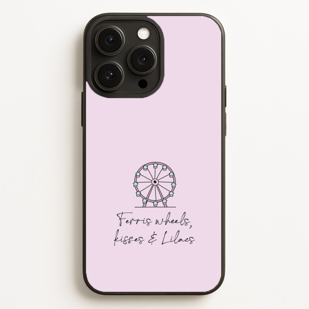 Ferris Wheels, Kisses & Lilacs iPhone 16 Pro Case