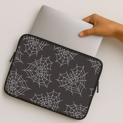 Spiderweb Hearts Pattern MacBook Cover