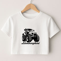 Lambo Tractor Crop Top