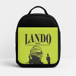 Lando Black And Green  Insulated Lunch Bag