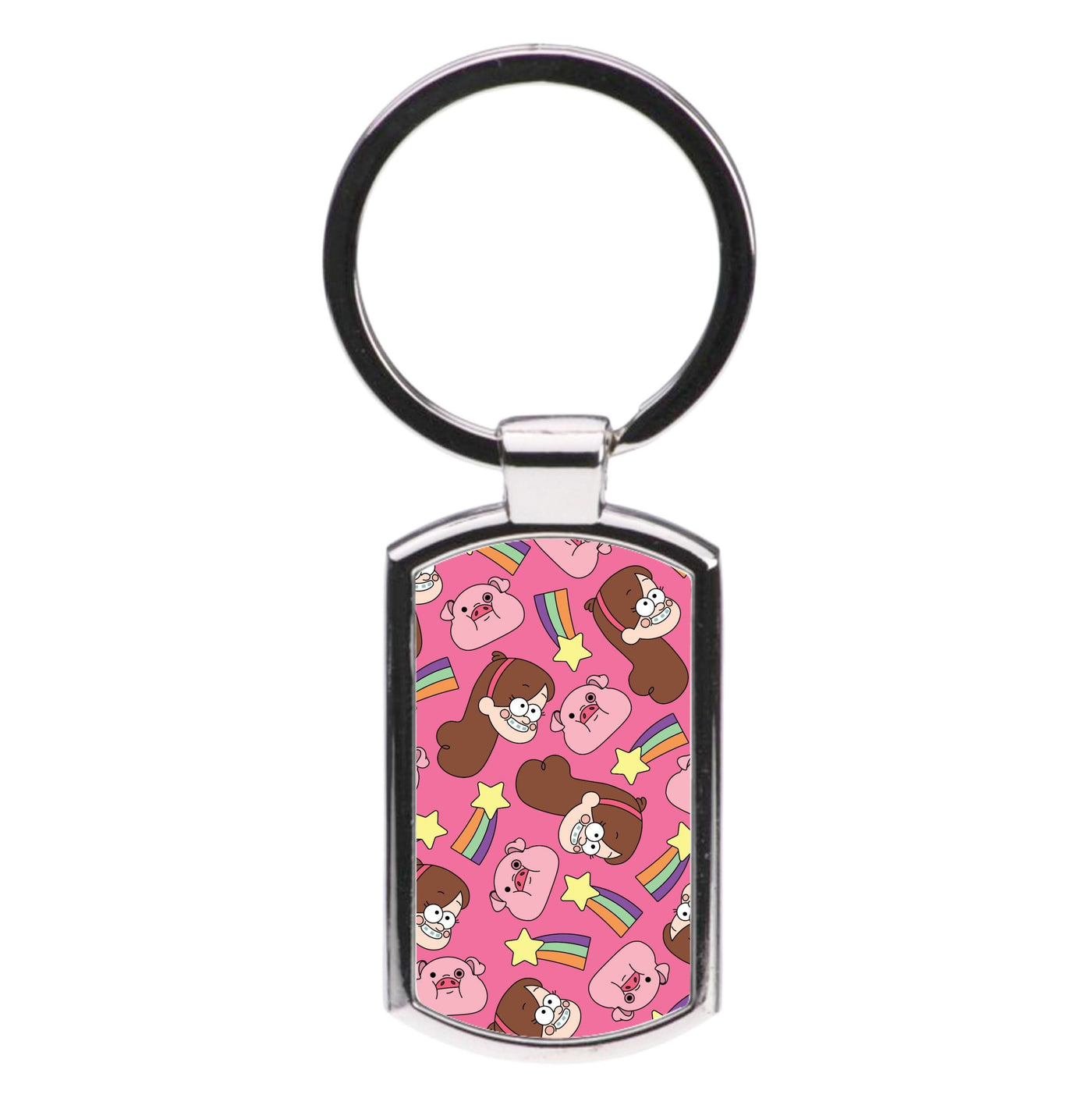 Mabel And Stars Pattern Luxury Keyring