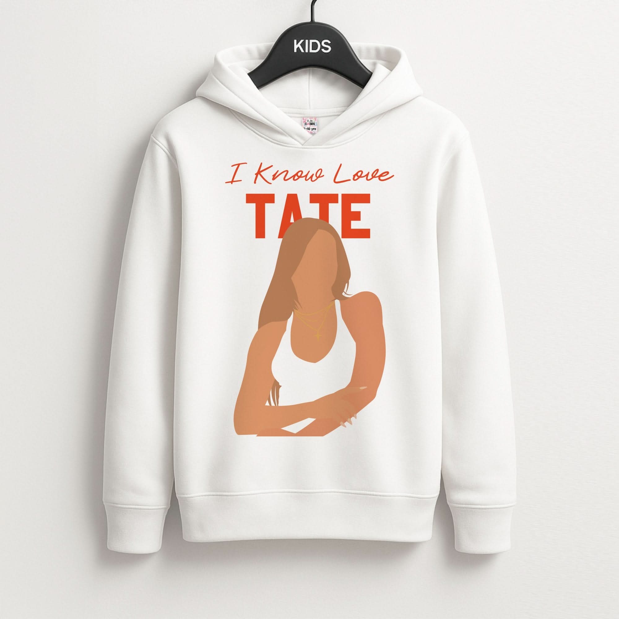 I Know Love Pattern Kids Hoodie