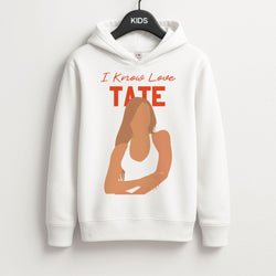 I Know Love Pattern Kids Hoodie