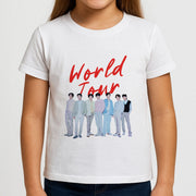 K-Pop Band Pastel Tour Kids T-Shirt 3
