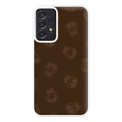 Monsters Outline Pattern I Galaxy A52 / A52s Case