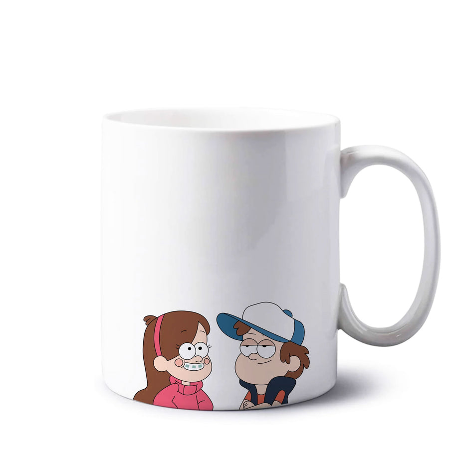 Mabel And Dipper Rainbow Mug