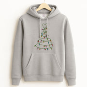 Cartoon Mouse Christmas Tree Lights Hoodie 2