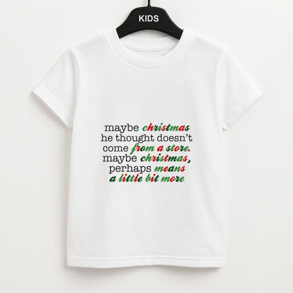 Green Creature Quote Kids Unisex T-Shirt