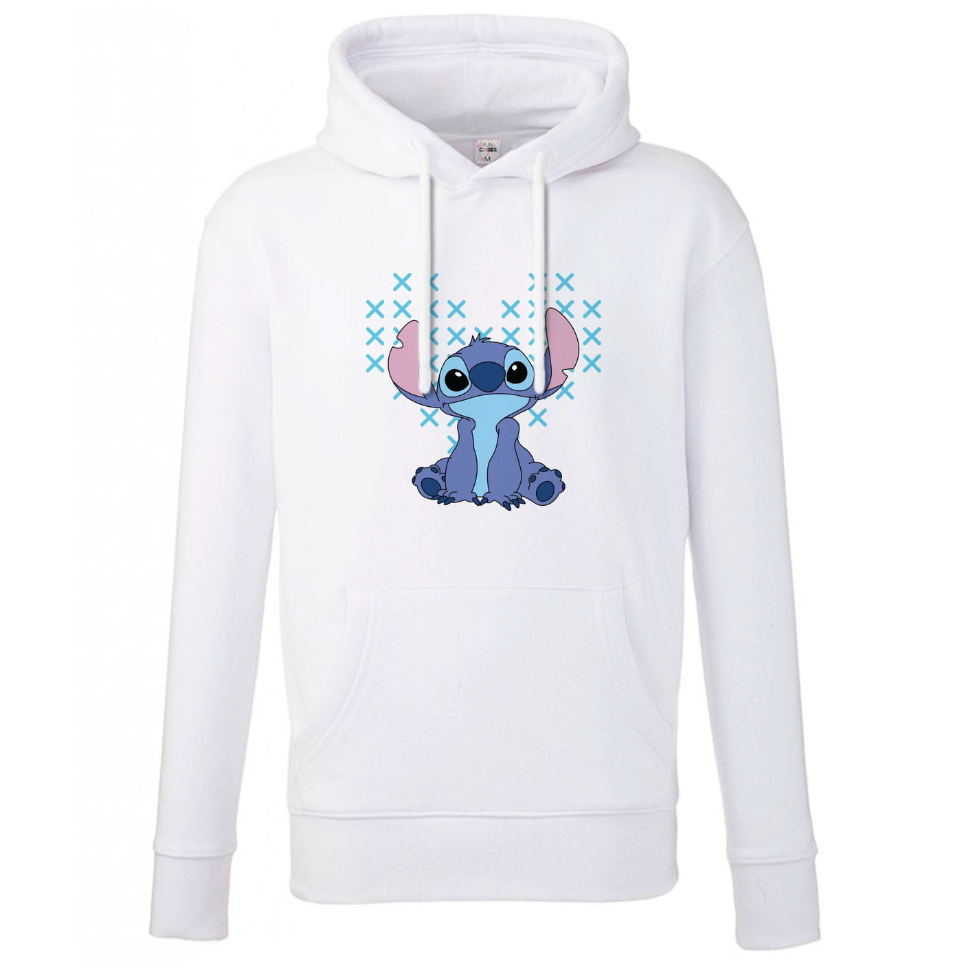 Blue Alien Hearts Hoodie