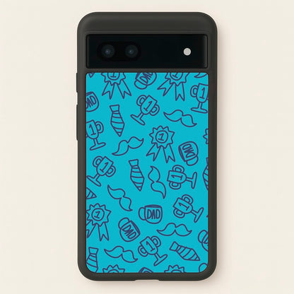 Dad Doodles Pattern Google Pixel 7a Case