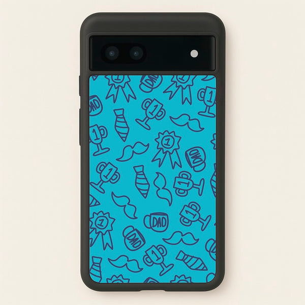Dad Doodles Pattern Google Pixel 6a Case