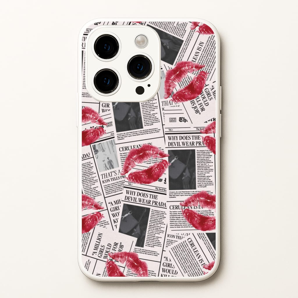 Front Page Kisses iPhone 14 Pro Max Case