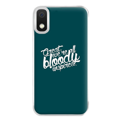 Great, We're All Bloody Inspired - Maze Phone Case