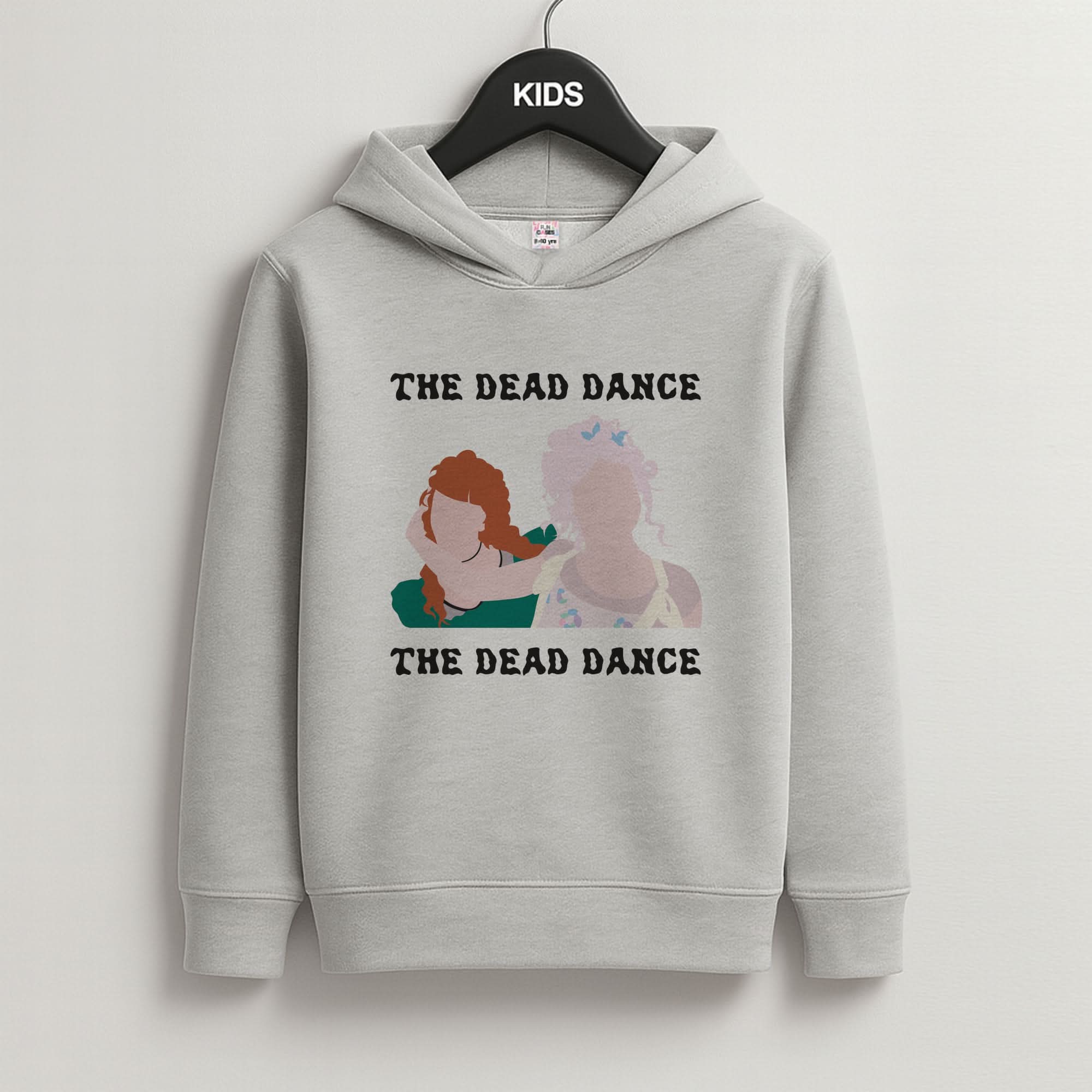 The Dead Dance Grey Kids Hoodie