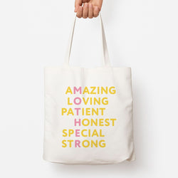 Mother Anagram Tote Bag