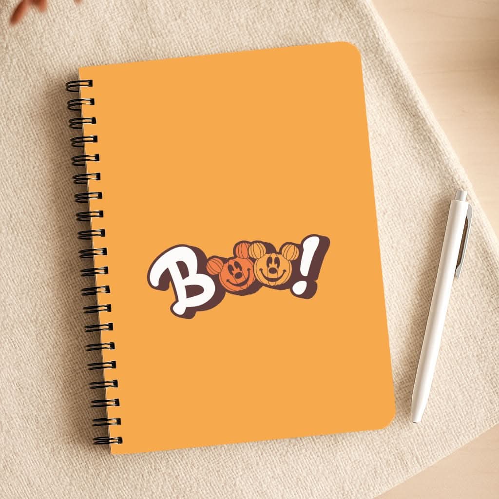 Pumkin Mouse Boo Notepad