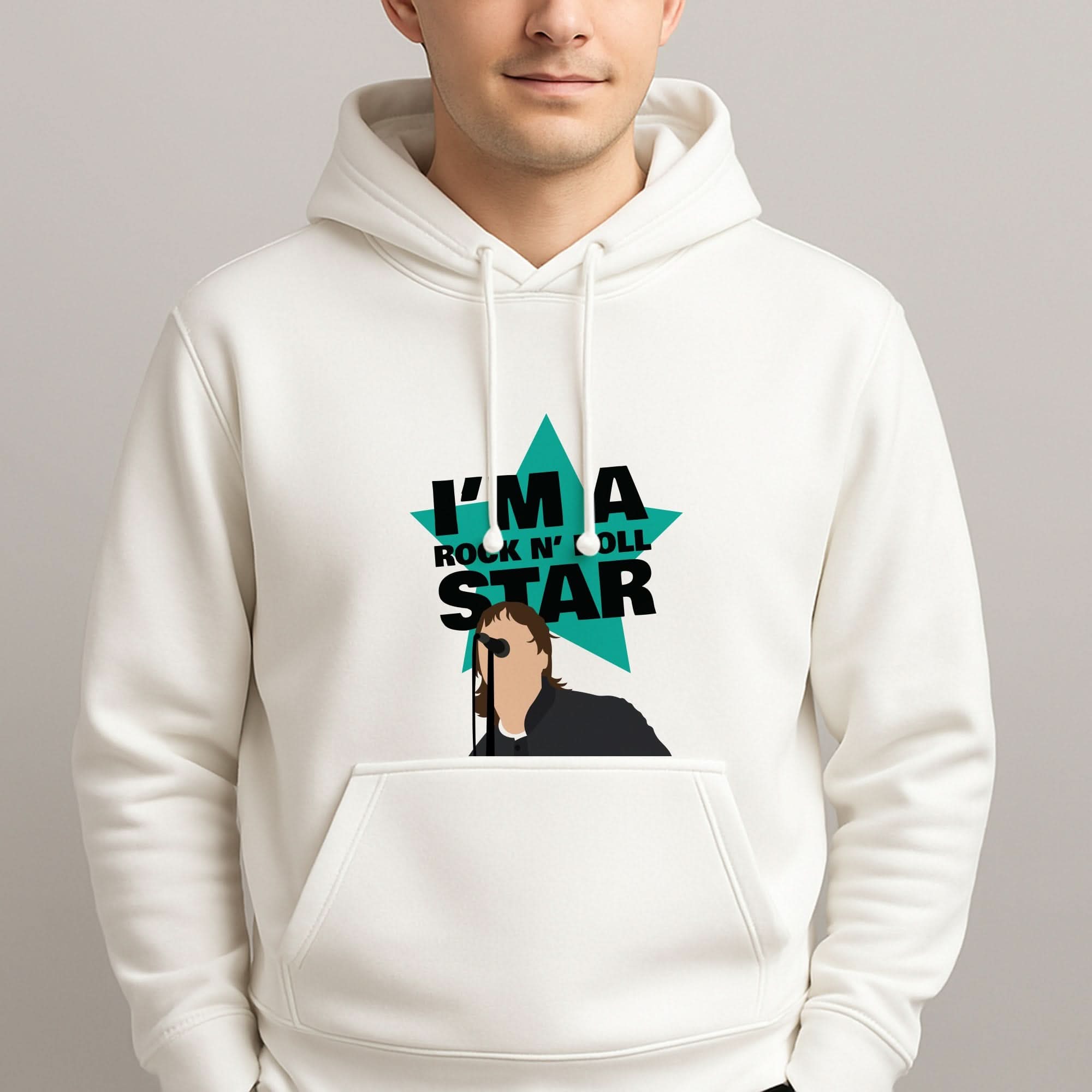 I'm A Rock And Roll Star Mens Hoodie
