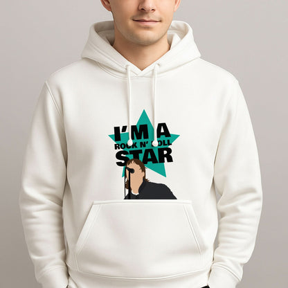 I'm A Rock And Roll Star Mens Hoodie