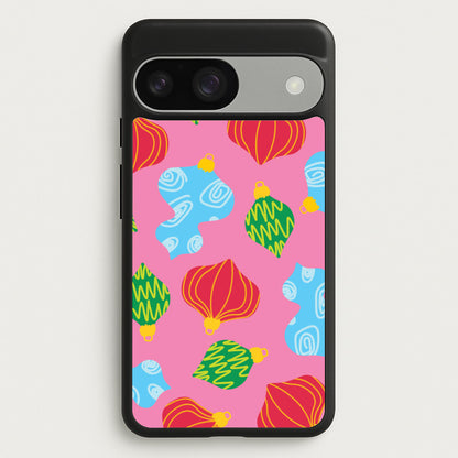 Abstract Christmas Baubles Pattern Google Pixel 9 / 9 Pro Case
