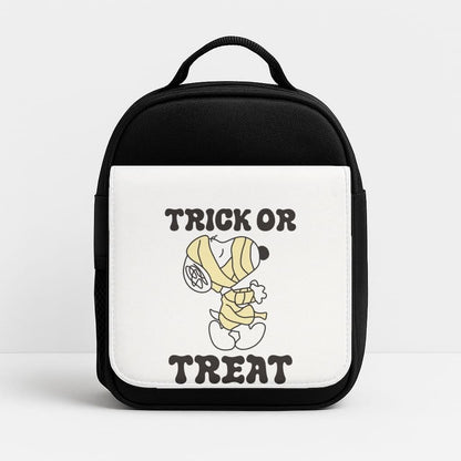 Trick Or Treat Cartoon Beagle Insulated Lunch Bag