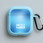 Aquarius Vibes Gradient Zodiac AirPods Case 3