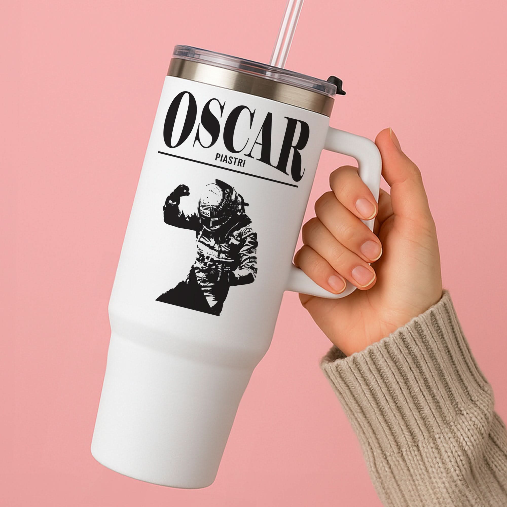 Oscar Orange And Black Tumbler