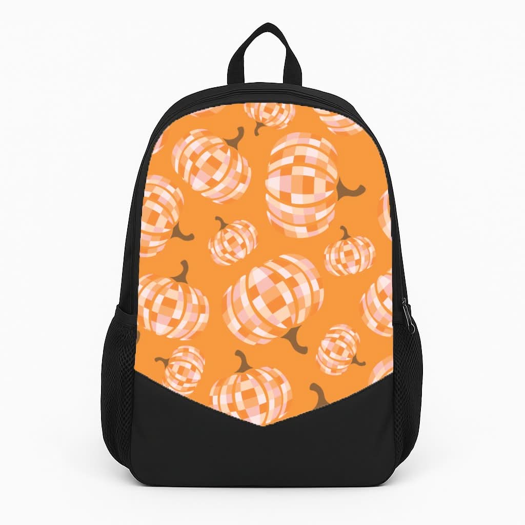 Disco Pumpkins Pattern Backpack