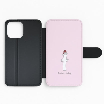 Festive Feeling Wiggly Moom Flip Phone Case