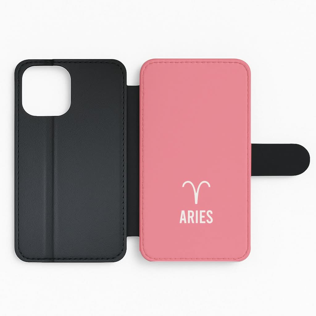 Aries Pastel Zodiac Flip Phone Case
