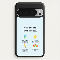 Thank You For Helping Me Google Pixel 9 Pro XL Case
