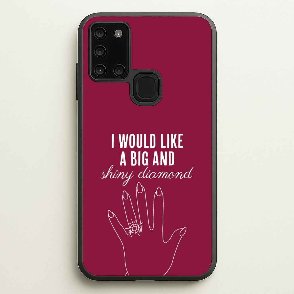 Shiny Diamond Galaxy A21s Case