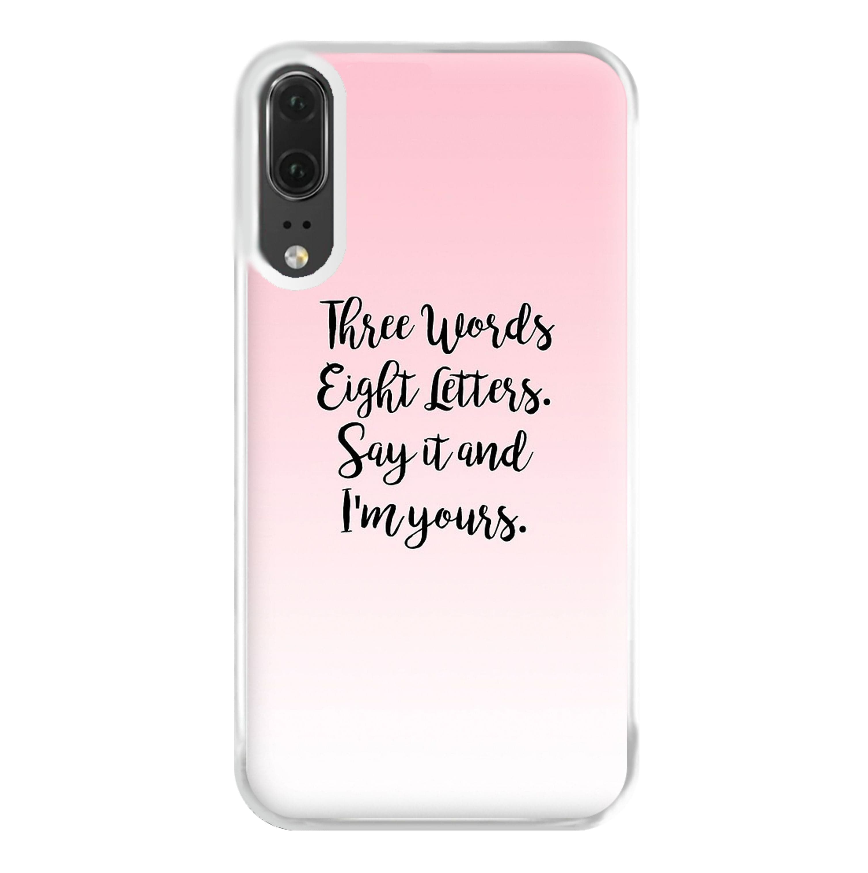 Three Words, Eight Letters - Gossip Phone Case