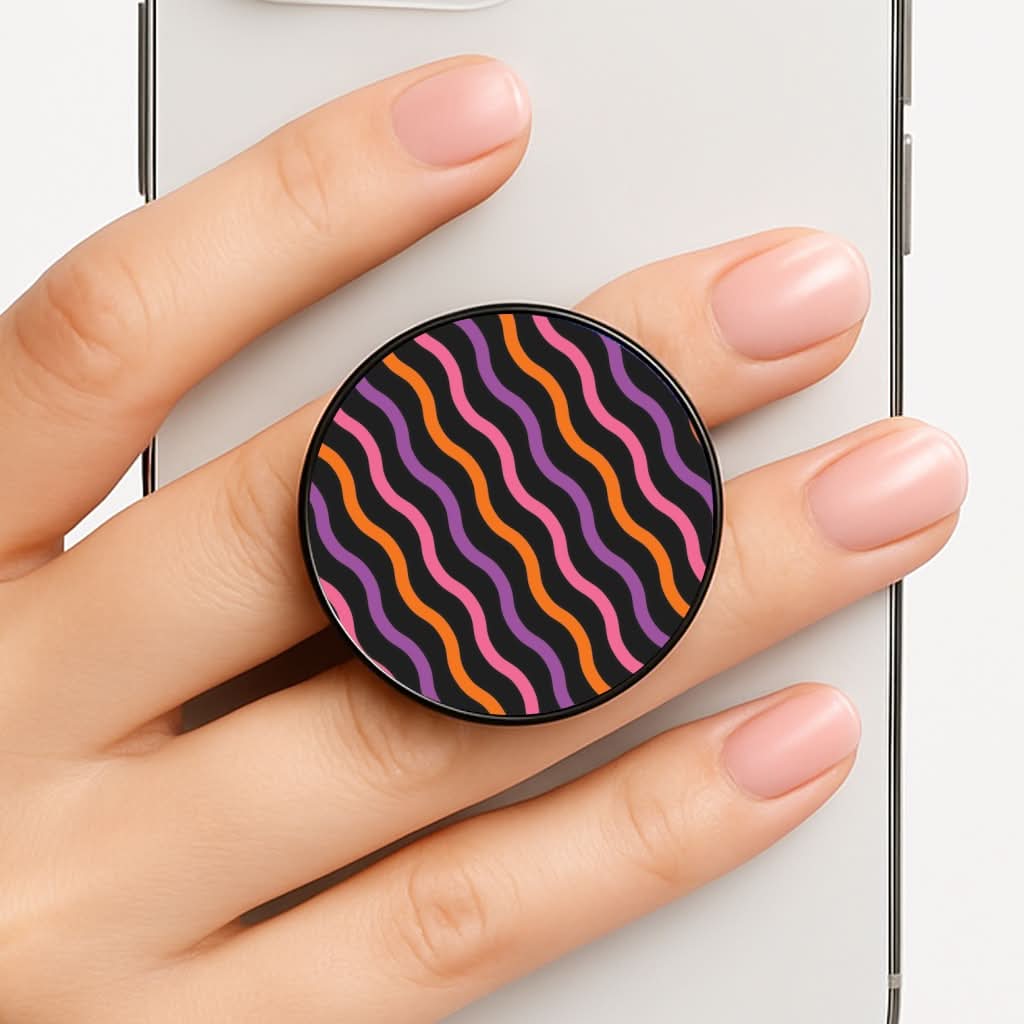 Wavy Abstract Halloween Pattern FunGrip