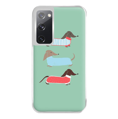 Sausage Dogs in Jumpers Phone Case