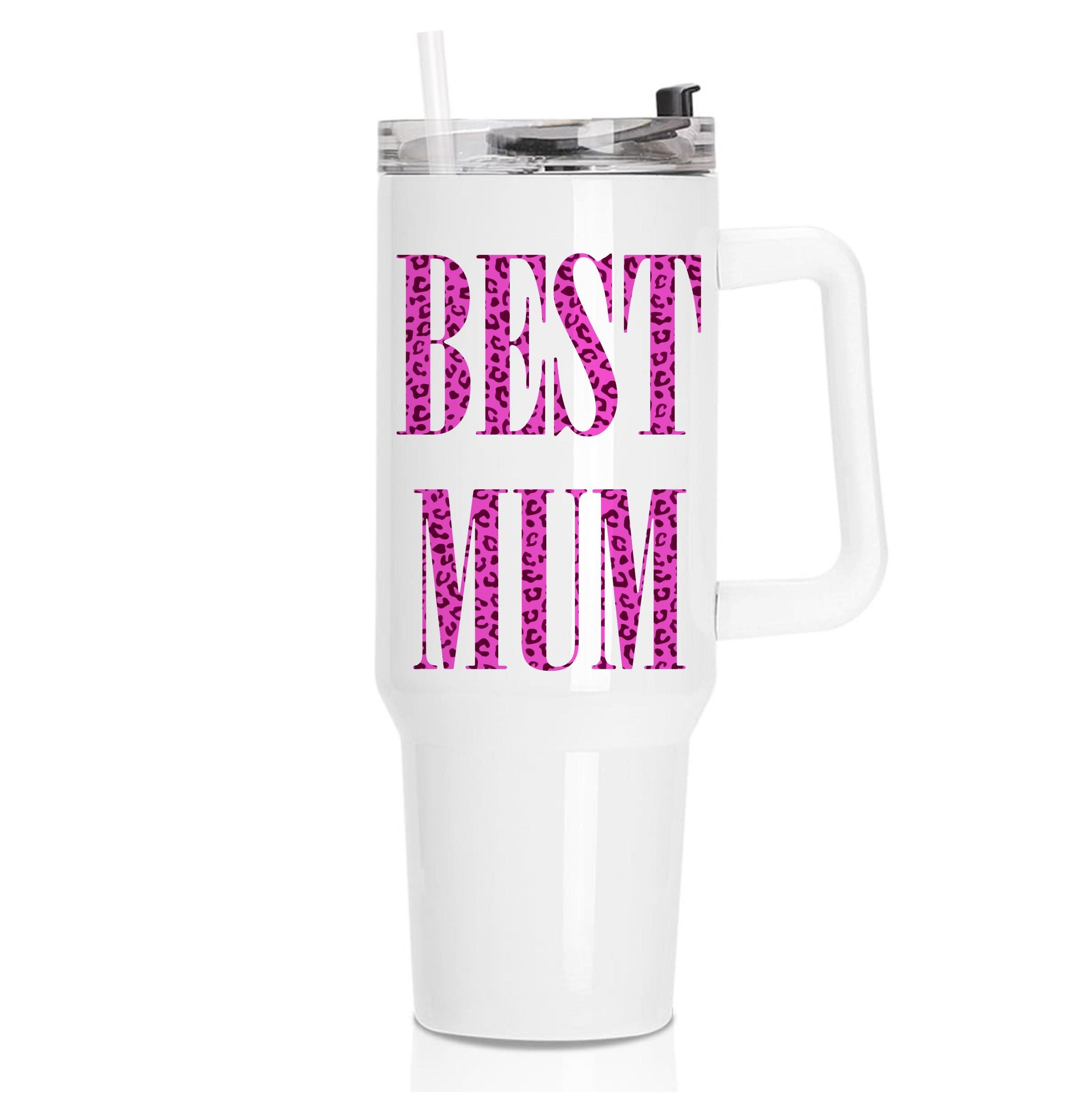 Best Mum Leopard Print Tumbler