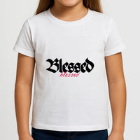 Glitter Blessed Kids T-Shirt